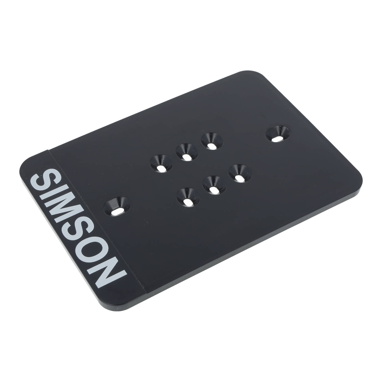 Carrier plate for foil license plates, approx. 110 x 154mm, can be 