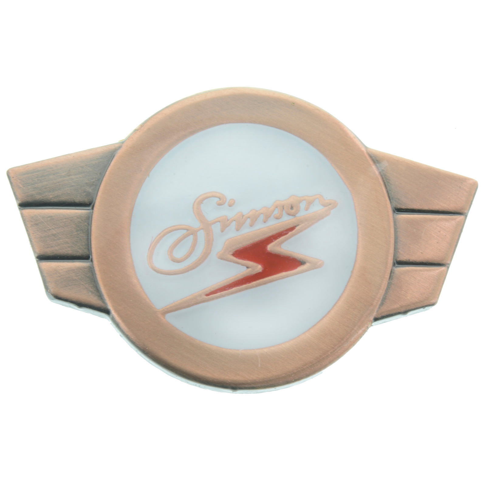 Spilla SIMSON Per Ciclomotori | Targhetta In Argento 22x15mm - Originale Per Appassionati