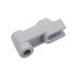 SIMSON: Distanzstück, hinten PPB einschichtsilber (Bremsgegenhalter) Simson Mokick / Roller
