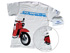 T-Shirt weiß, Edition ""COMIC-SCHWALBE""   Farbdruck, robust, hochwertiger Siebdruck, Baumwolle  Gr.S