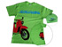 T-Shirt grün lime, Edition ""COMIC-SCHWALBE""   Farbdruck, robust,  hochwertiger Siebdruck, Baumwolle  Gr.XL