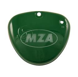 SIMSON: Deckel zum Werkzeugkasten (Seitendeckel) -  Billardgrün  - S 50 / 51 / 70