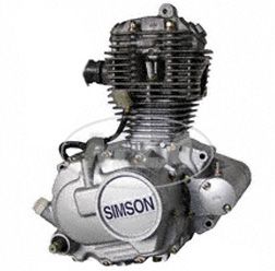 SIMSON: Motor  Schikra CB-125 M Motorblock ohne Zylinder (Gebraucht aus demontierten Fahrzeugen >>>> mit Lima>>> nur zur Ersatzteilgewinnung !!!!)